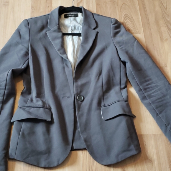 Medium Grey Full Length Blazer - Picture 2 of 4